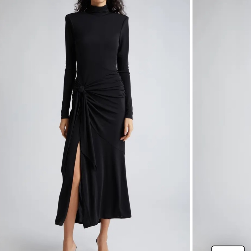 CINQ A SEPT BLACK JOHNSON DRESS, SIZE 4–dress runs small so really like a size 2